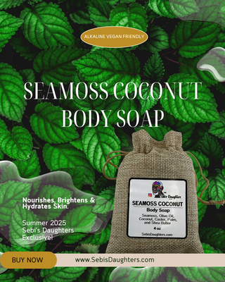 4 oz Seamoss Coconut Body Soap