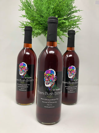 Image of 3, 750 ML Bottles of Sebi's Daughters Bush Bitters.