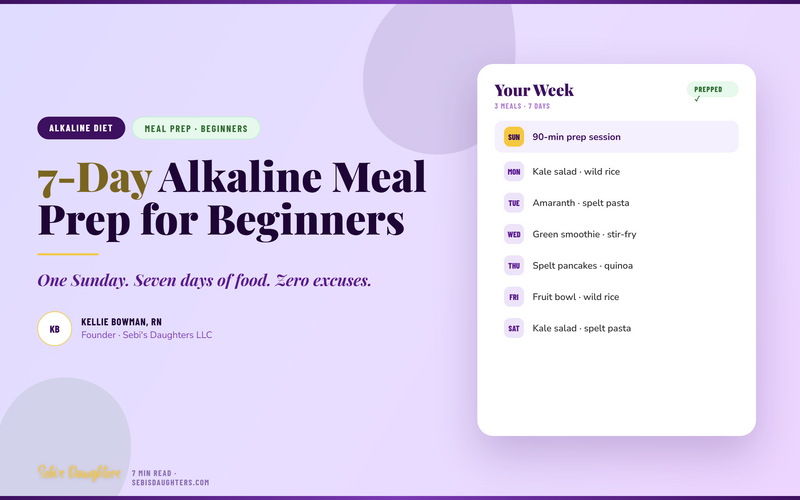 7-Day Alkaline Meal Prep for Beginners