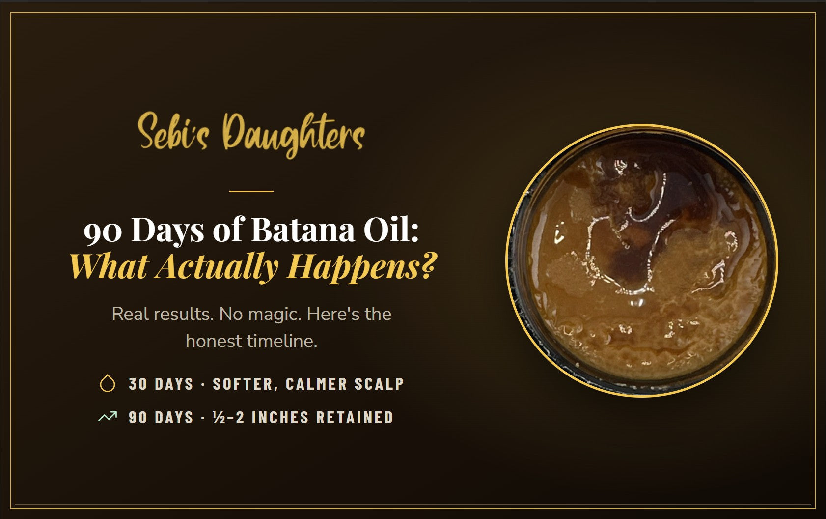 Batana Oil 90-Day Hair Growth Results: The Full Guide