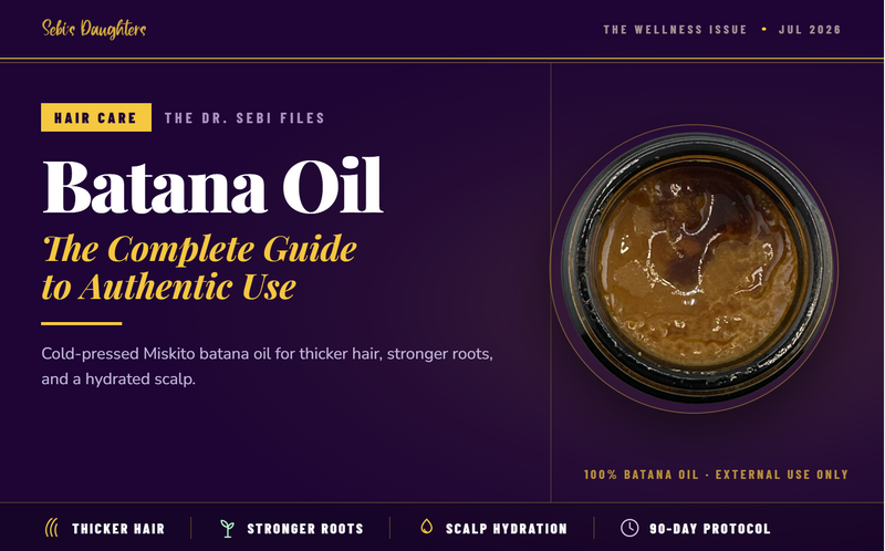 Dr. Sebi Batana Oil: The Complete Guide to Authentic Use
