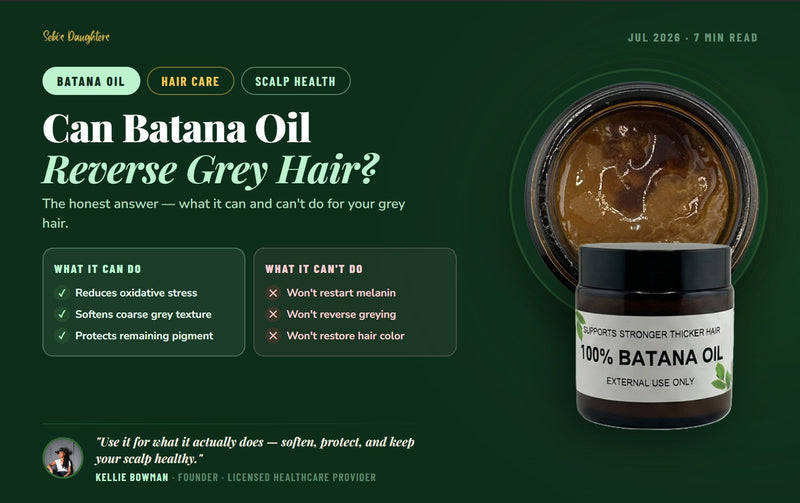 Can Batana Oil Reverse Grey Hair? Here's What a former Nurse Actually Knows