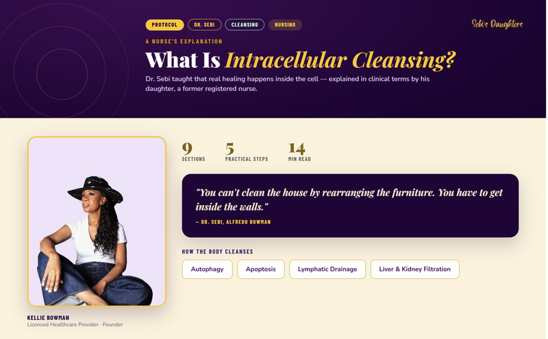 Intracellular Cleansing