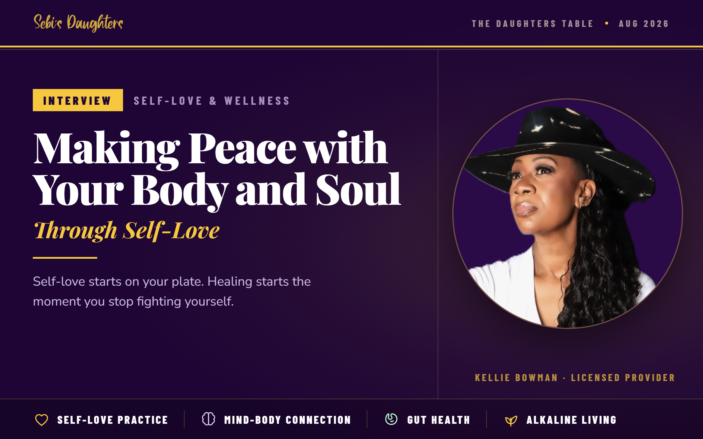 Making Peace with Your Body & Soul Through Self-Love with Brandi Harvey!