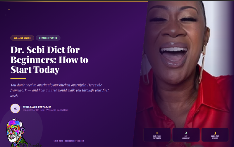 Dr. Sebi Diet for Beginners: How to Start Today