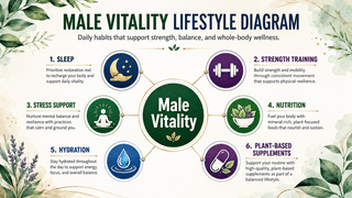Men's Vitality Lifestyle Diagram | Sebi's Daughters