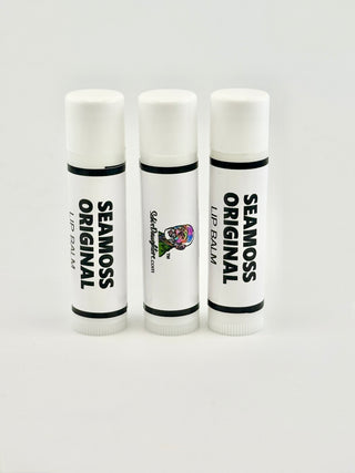 Organic Lip Balm Trio - Lavender, Lemon Balm, Seamoss Original