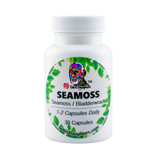 Organic Seamoss & Bladderwrack Capsules – Wildcrafted, Mineral-Rich Daily Wellness Support