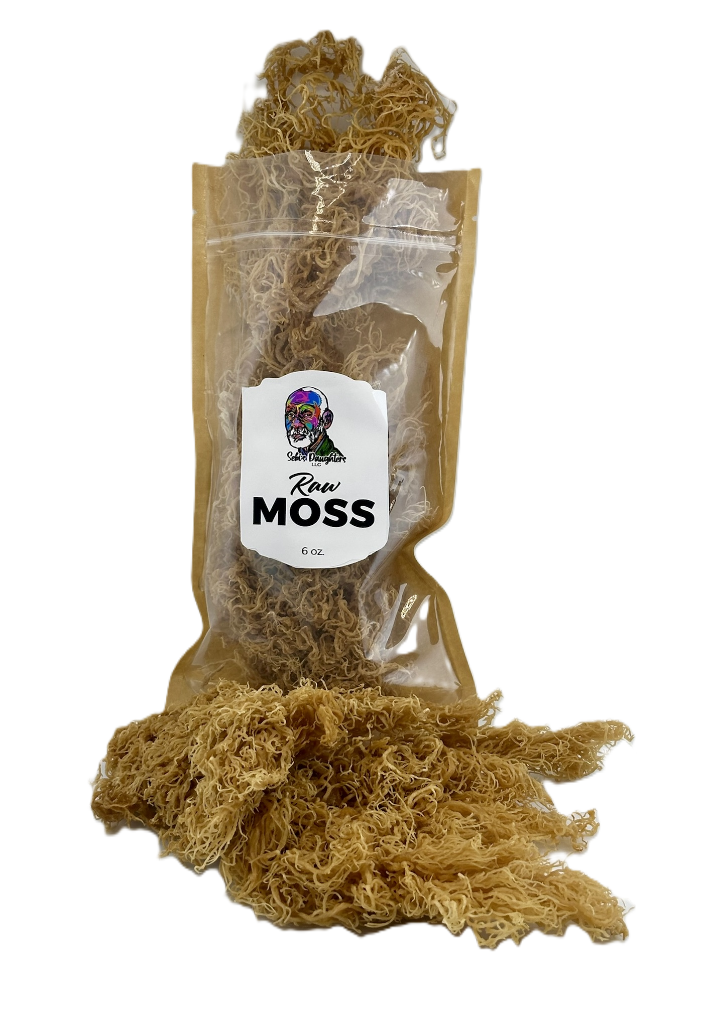 Raw Moss Seamoss with Seamoss exposed by Sebi's Daughters