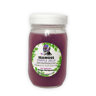 Purple Organic Seamoss Jelly